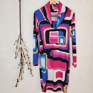 GEOMETRICAL PRINTED DRESS - Size M🎨